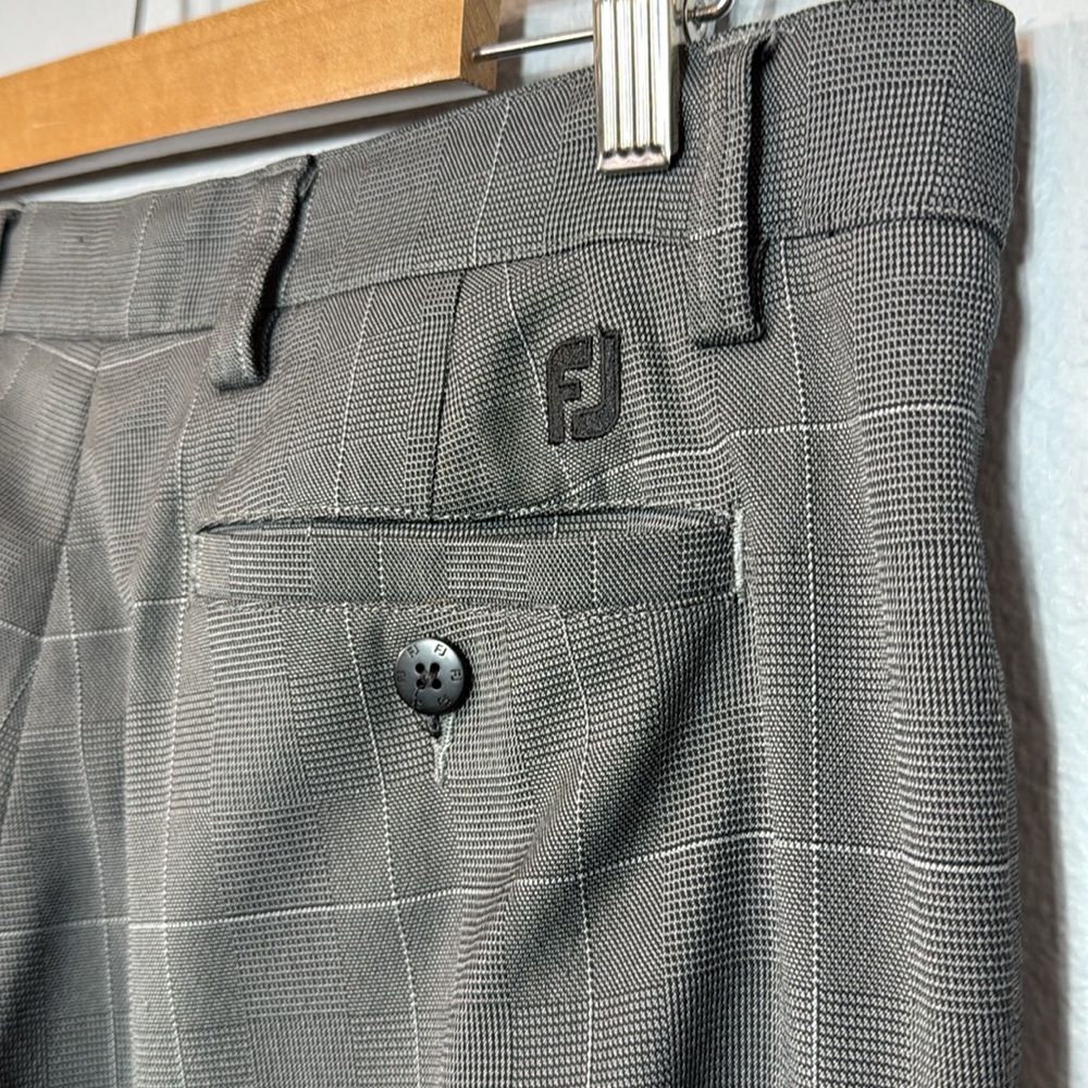 FootJoy FJ Men's Gray Checkered Pants‎